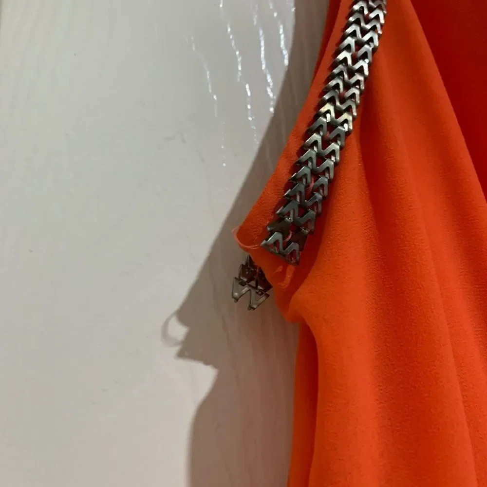 Umgee | Orange High-Low Dress | Large - Picture 9 of 13